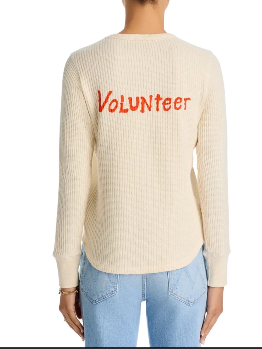 Mother The Itty Bitty Goodie Goodie Lady Bird Folk Festival Thermal Top XS NWT - Picture 3 of 12